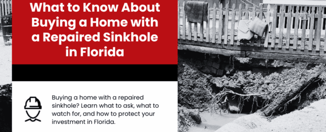 What to Know About Buying a Home with a Repaired Sinkhole in Florida