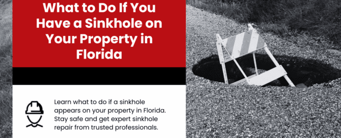What to Do If You Have a Sinkhole on Your Property in Florida